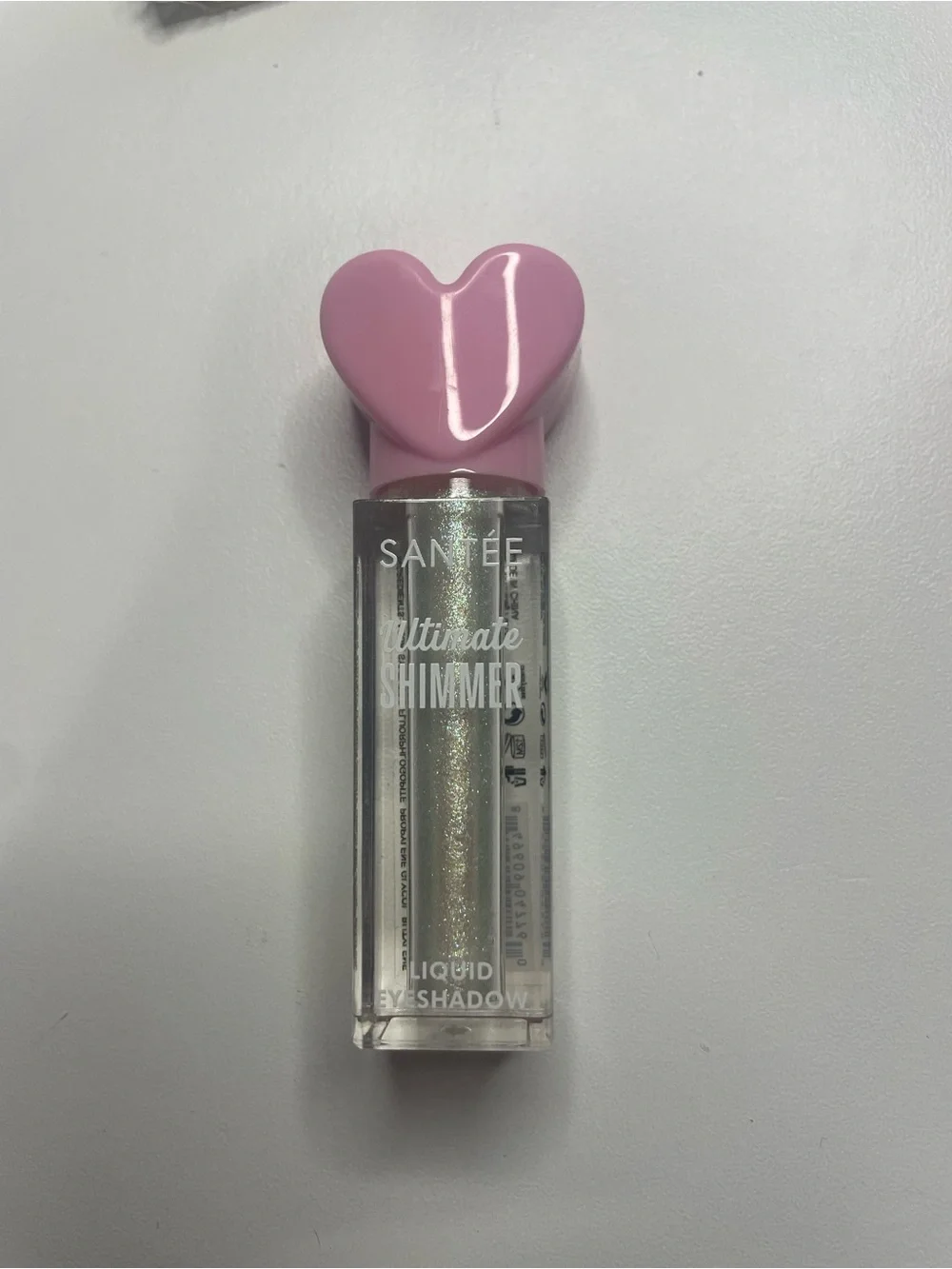 Shimmery Liquid Eyeshadow Trio — Pink Heart Caps, Pink